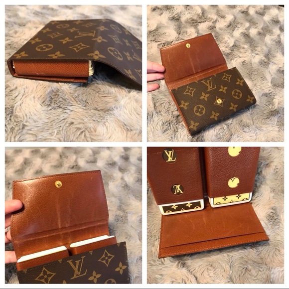 Authentic LV Card Case w/ 2 Sets of Playing Cards - Picture 5 of 7